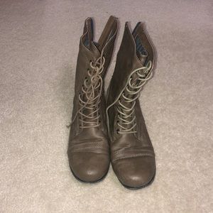 Light Brown “Combat Boots” Size 11